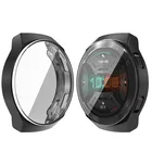 Мягкий чехол из ТПУ для Huawei Watch GT 2e, чехол с полным покрытием, рамка, аксессуары для умных часов, бампер + Защита экрана для Huawei Watch GT2E