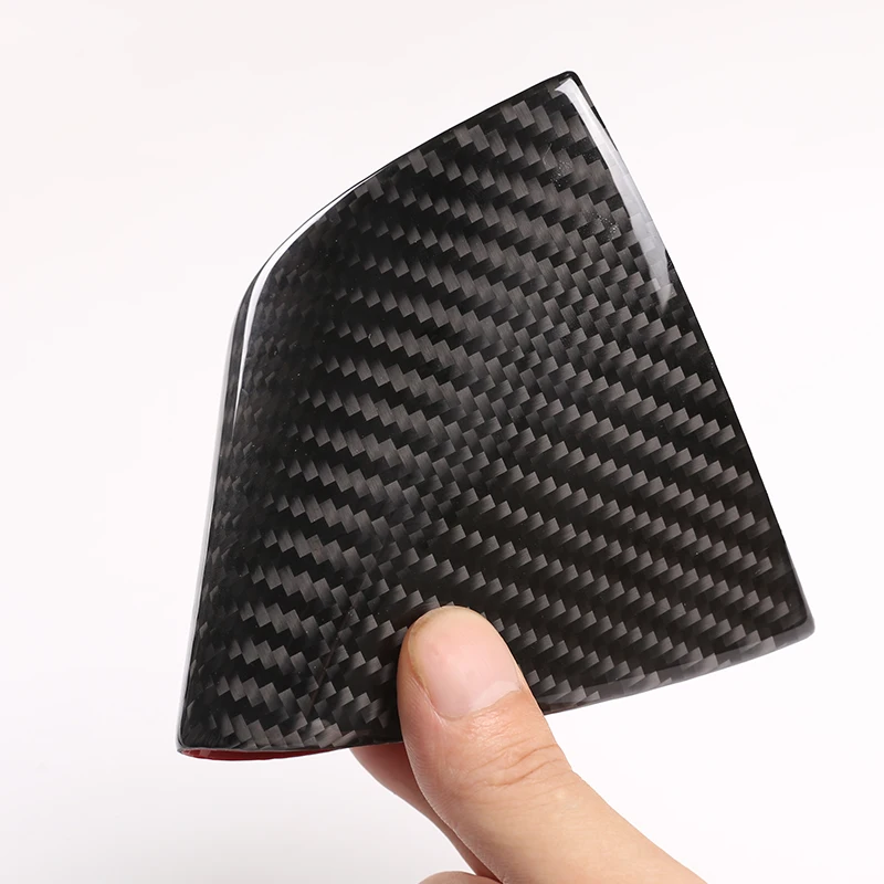 

For Toyota Tacoma 2015-2020 Car Accessories A-Pillar Interior Stickers, Real Carbon Fiber (Soft) Black 2-Piece Set