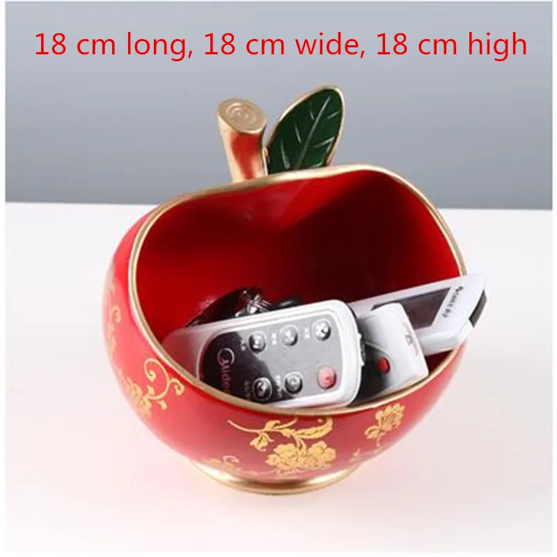 

Creative apple crafts, home office bedroom bedside debris remote storage box, Nordic home living room decoration