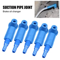 5 pcs oil pumping pipe car brake system fluid connector oil drained quick exchange tool oil filling equipment brake oil exchange