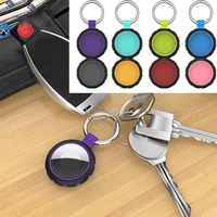 two tone tracker protective case for apple airtgas locator silicone anti lost keychain tracker protective case cover accessories