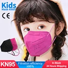 Многоразовая детская маска FFP2 Mascarilla KN95 infantil 10 шт.-100 шт. защитные маски FPP2 для лица, рта для мальчиков и девочек, детская маска