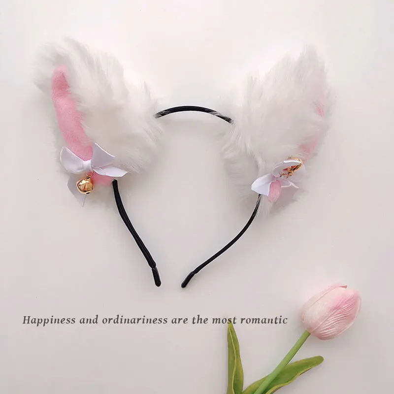 

Hair Band Female Cute Cat Fox Ear Headdress Cat Ear Head Hoop Animal Ear Hair Ornament Accessories for Women