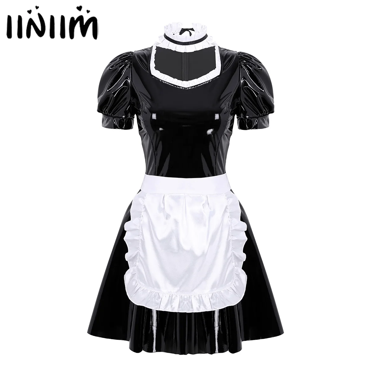 Женский взрослый карнавальный костюм французской горничной сексуальная Женская
