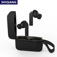 n717 tws true wireless stereo headphones dual armature in ear earphone playing game control with microphone noise reduction