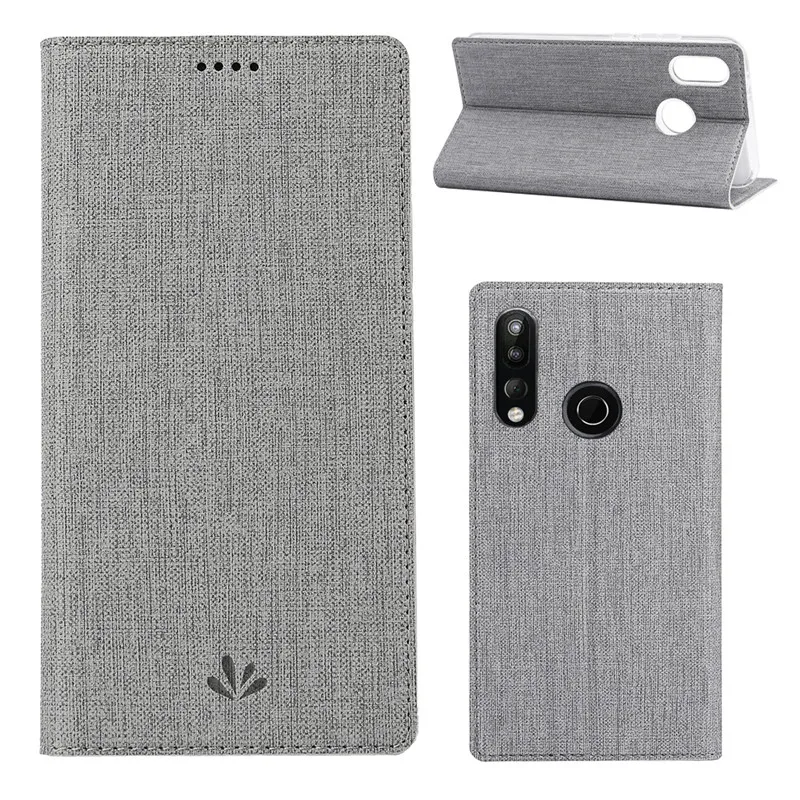 Для htc Desire 19+ чехол Desire 19 Plus роскошный автоматический магнитный тканевый чехол из искусственной кожи с текстурой