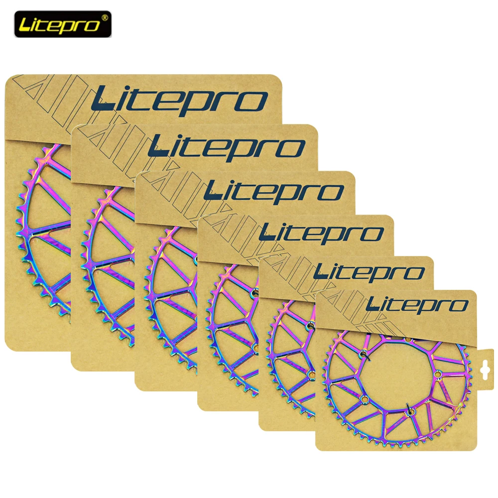 Litepro передняя Звездочка 130BCD Большие размеры 9 10 11 Скорость один диск звездочка