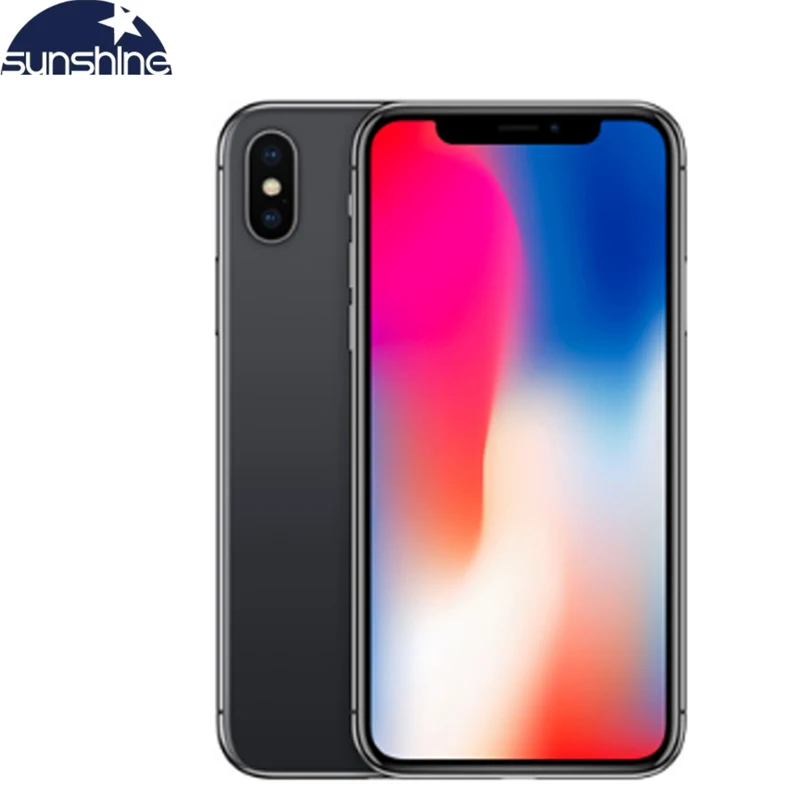 

Apple iPhone X Original Unlocked 4G LTE Mobile phone 5.8'' 12.0MP 3G RAM 64G/256G ROM Face ID Cellphone