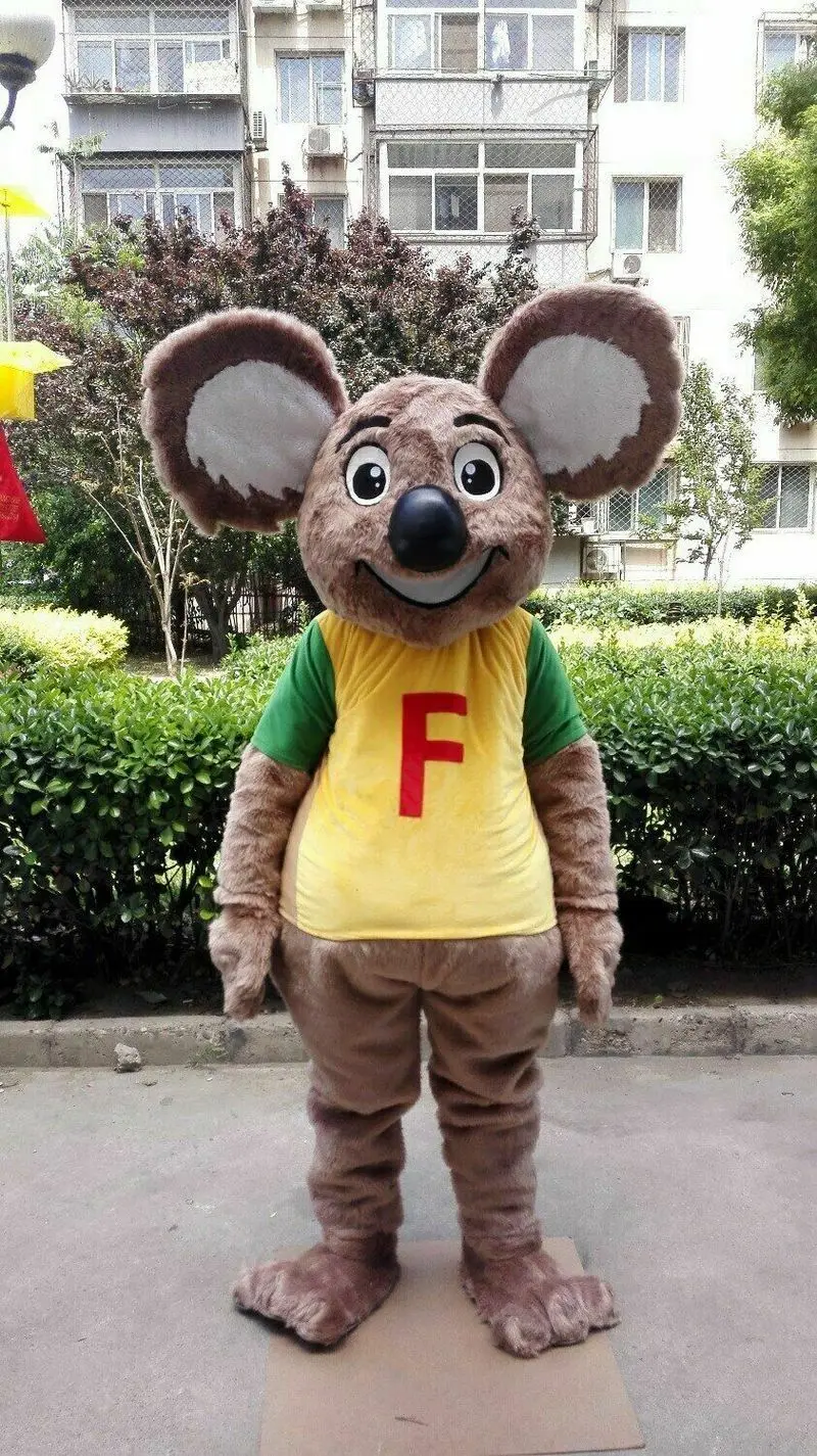 Новые дешевые коала талисман костюм маскарадный для Хэллоуина вечерние игровое