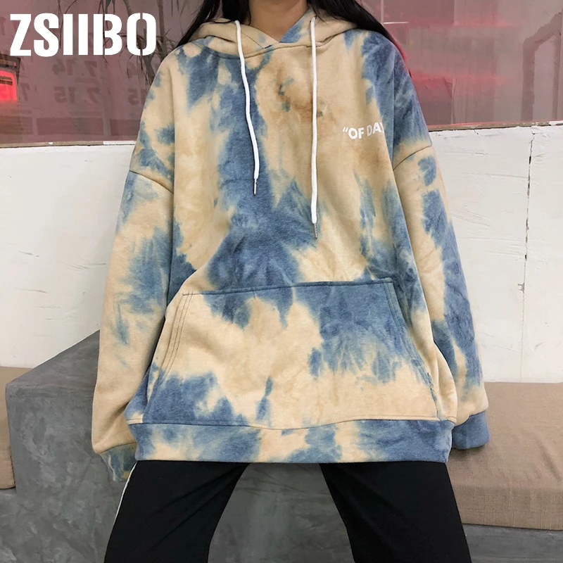 Женские толстовки с капюшоном в Корейском стиле новинка зимы 2019 Модный Цветной