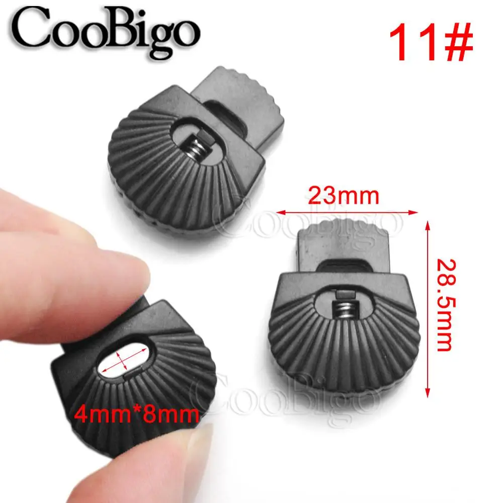 25 шт. пластиковые пряжки для фиксации шнура зажим для Paracord 550 сумка для рюкзака спортивная обувь, одежда аксессуары для веревки