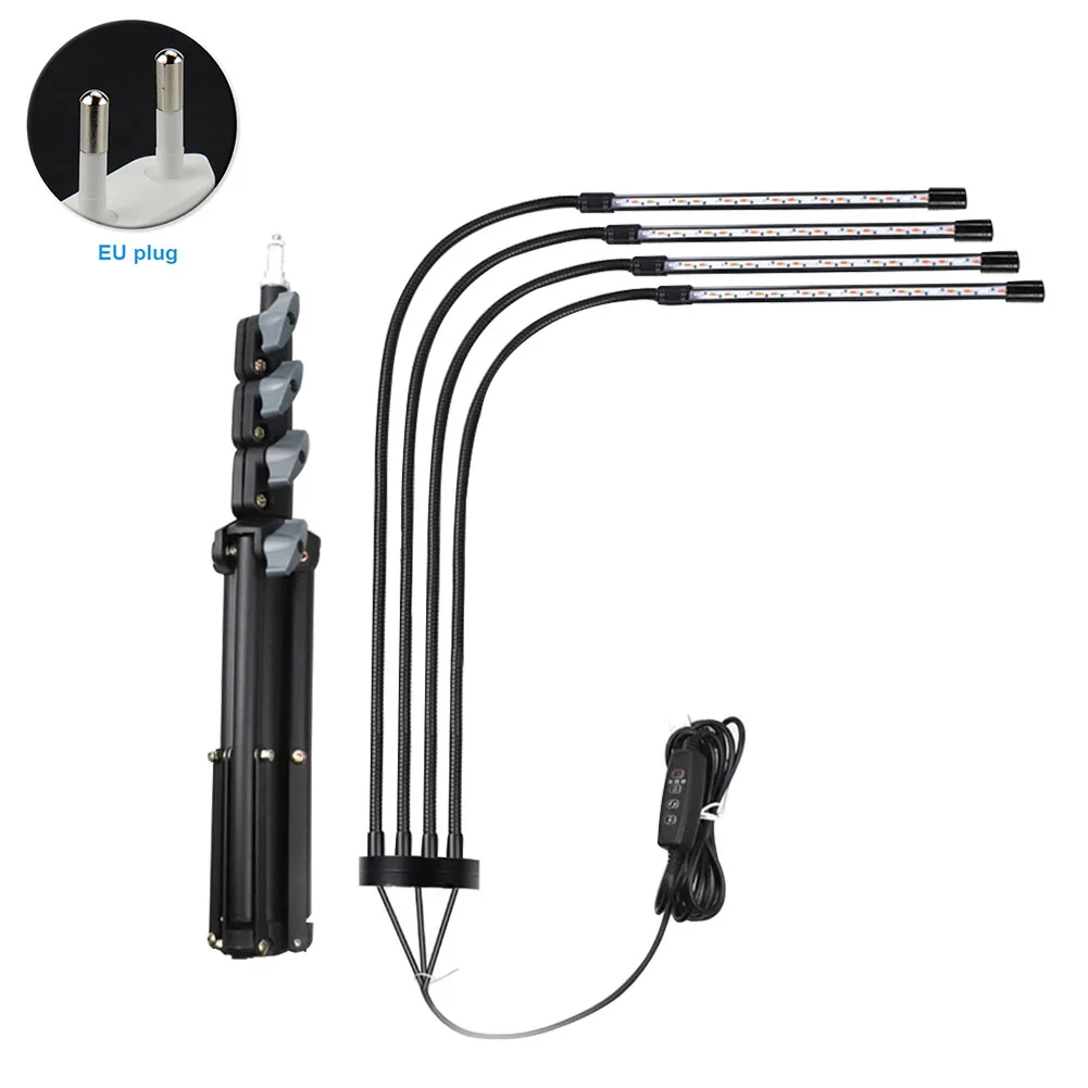 

Professional Flower Floor Seedlings Led Indoor Phytolamp Dimming Timing Adjustable Tripod With Stand Rotatable Plant Grow Light