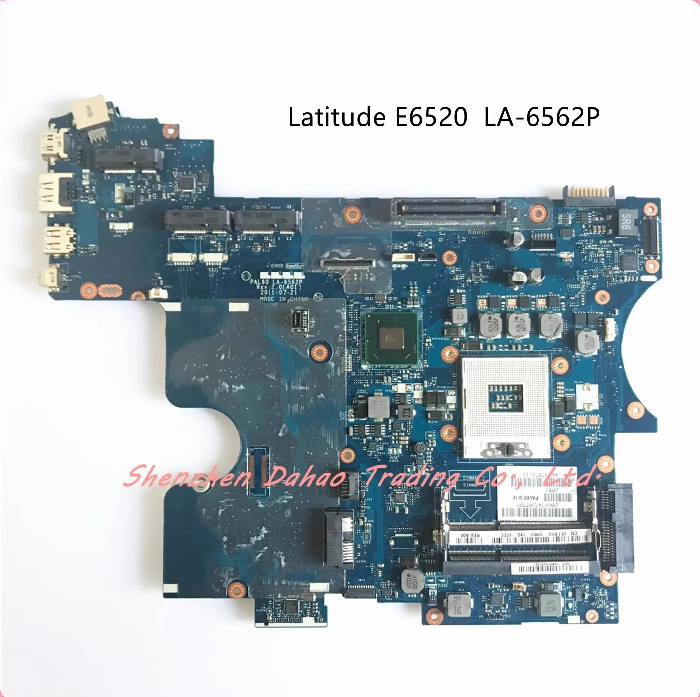 

CN-0FFR5G 058G1V For DELL Latitude E6520 Laptop motherboard PAL60 LA-6562P Mainboard QM67 DDR3 100% Fully tested