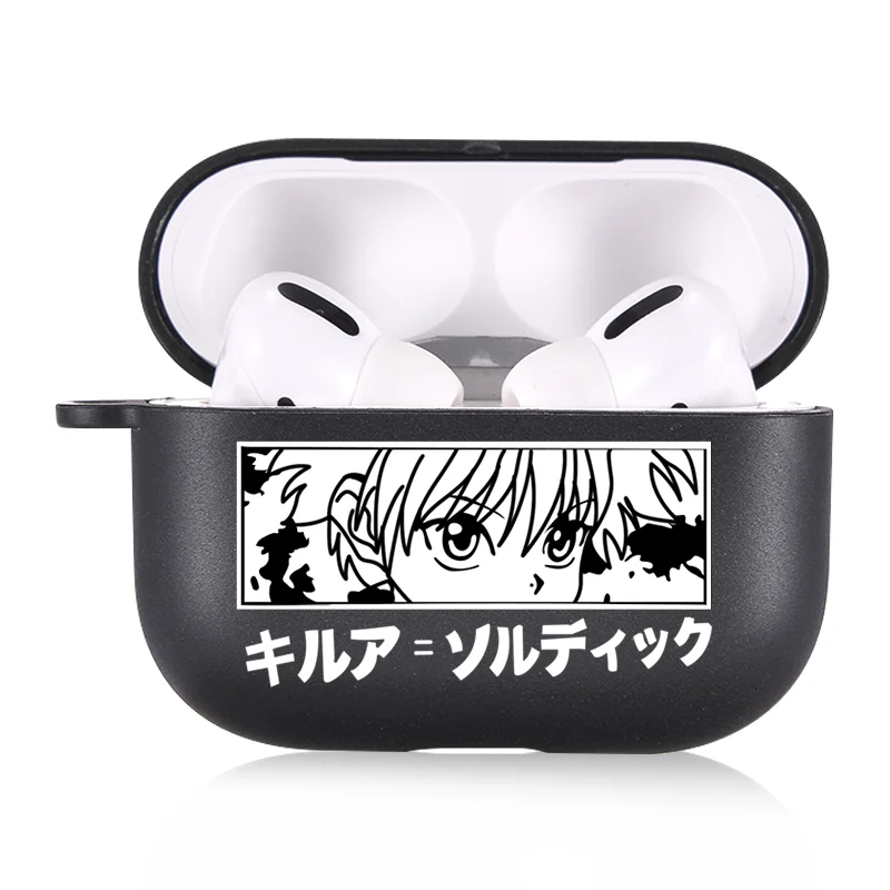 Наушники-зарядное устройство Hunter x 3 HXH Anime Hisoka Morow Goncase для Apple AirPods pro 2 1 черного цвета, защитные аксессуары.