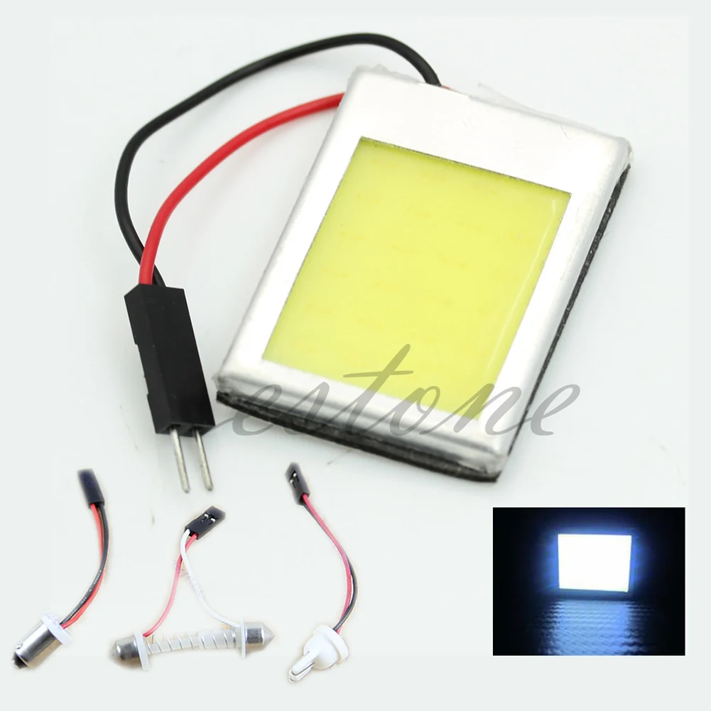 

6W T10 DC 12V COB LED Lamp Light Aluminum Dome Festoon Car Interiore Plate