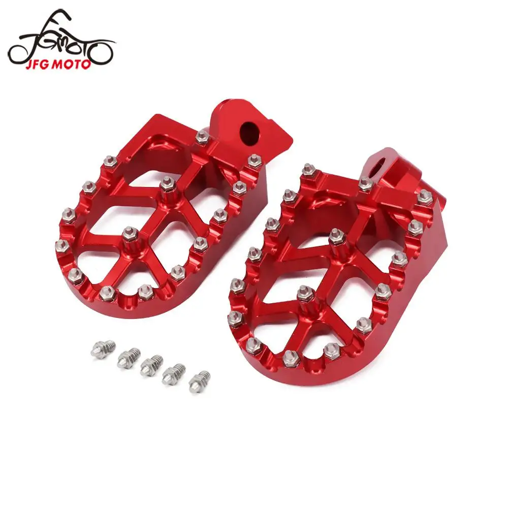 Подножки для мотоцикла с ЧПУ колышки ног CR50 CR65 CR125 WR125 CR150 CR250 WR250 TC250 TE250 TXC250 WR300 TE310