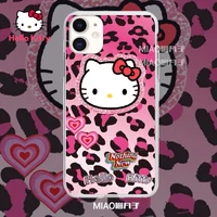 hello kitty case for iphone 6s78pxxrxsxsmax1112pro12mini phone relief transparent soft case case cover
