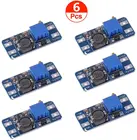 6 шт. MT3608 повышающий Регулируемый DC-DC импульсный повышающий преобразователь модуль питания 2-24 В до 5-28 в 2 А