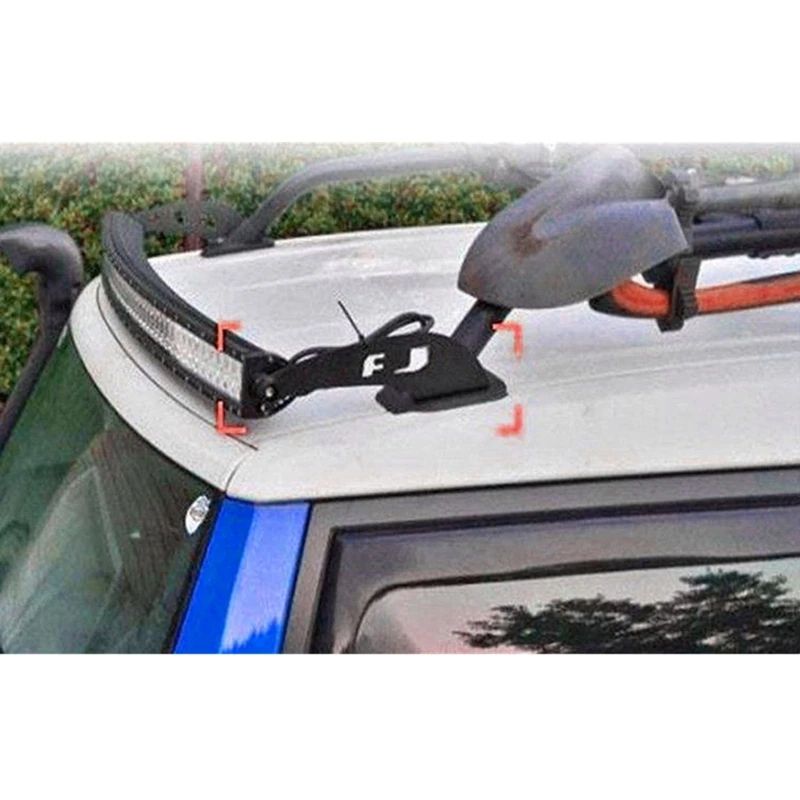 Изогнутый кронштейн для светильника на крышу 52 дюйма Toyota FJ Cruiser | Автомобили и
