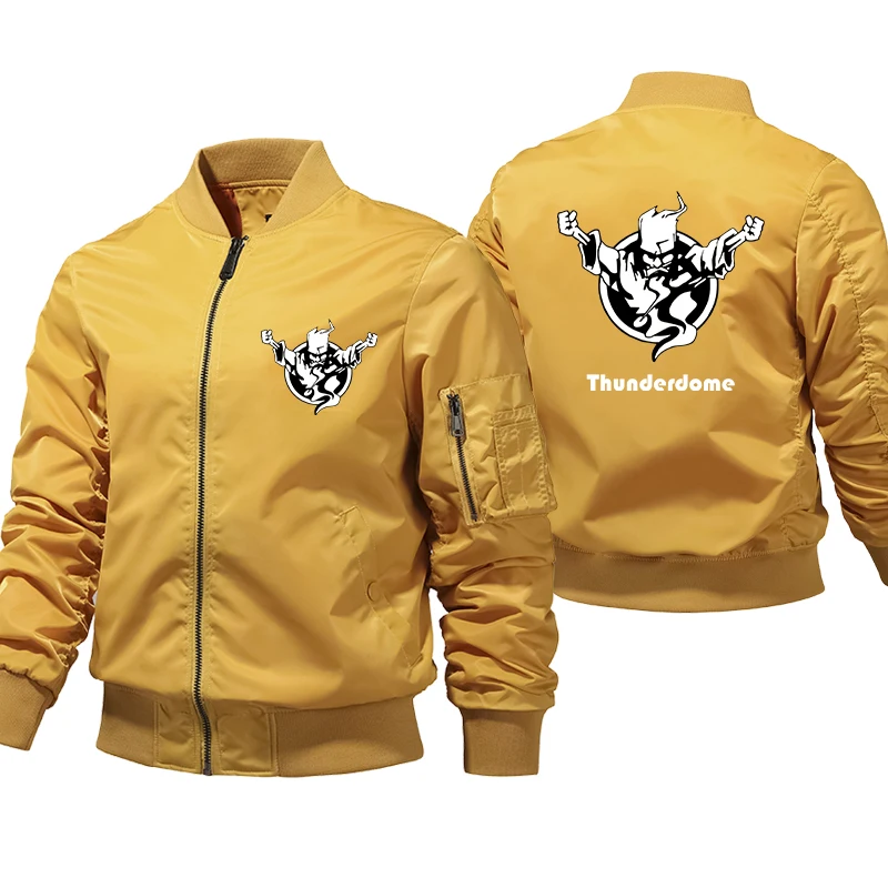 Men's thick aviator Bomber Thunderdome jacket streetwear windbreaker coat plus size | Мужская одежда