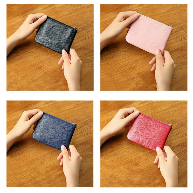 Женский Мужской кошелек из натуральной воловьей кожи/кошелек для ключей 2018