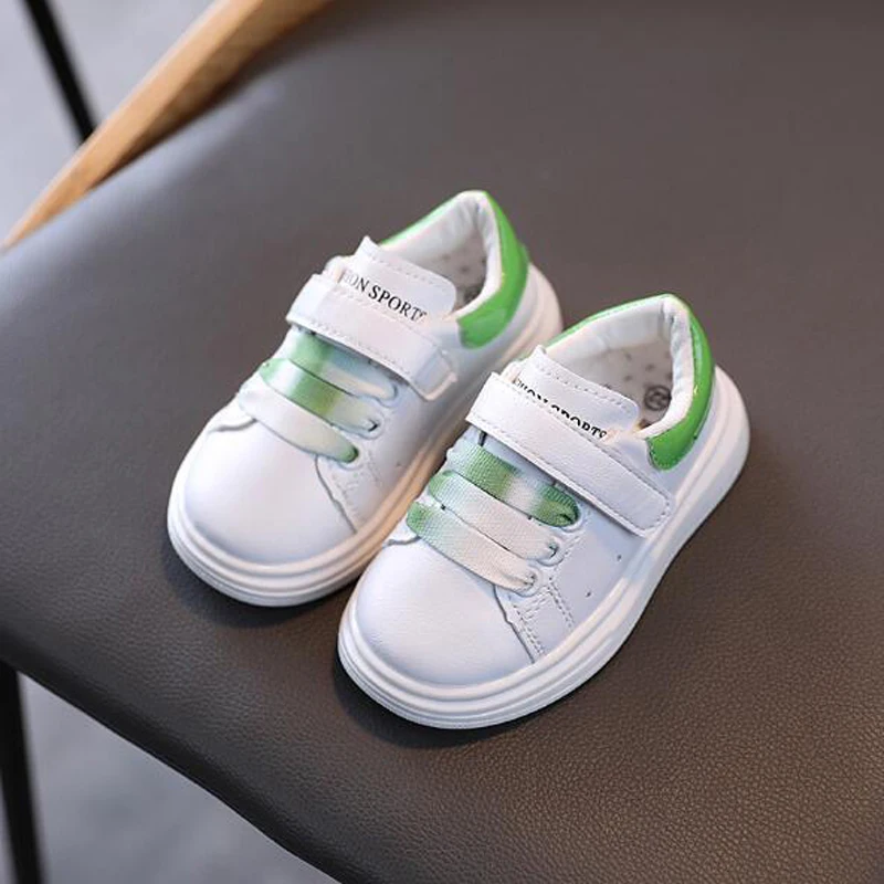 

Кроссовки Детские градиентные, повседневная мягкая спортивная обувь, плоская подошва, для начинающих ходить детей, белые, зеленые, красные