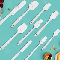 1pcs white candy non stick baking cookware set silicone spatula spoon brush kitchen utensils diy kitchen cooking tools