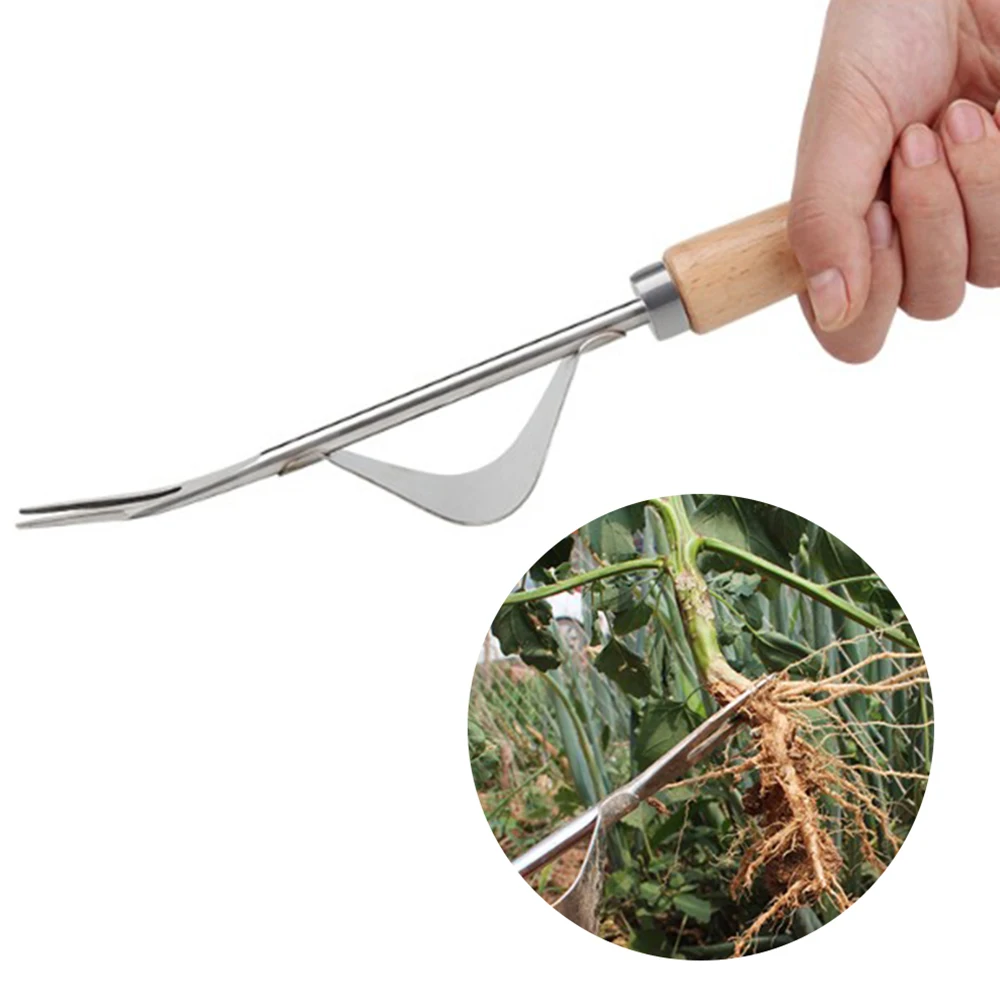 Многофункциональный ручной прополка инструмент деревянной ручкой
