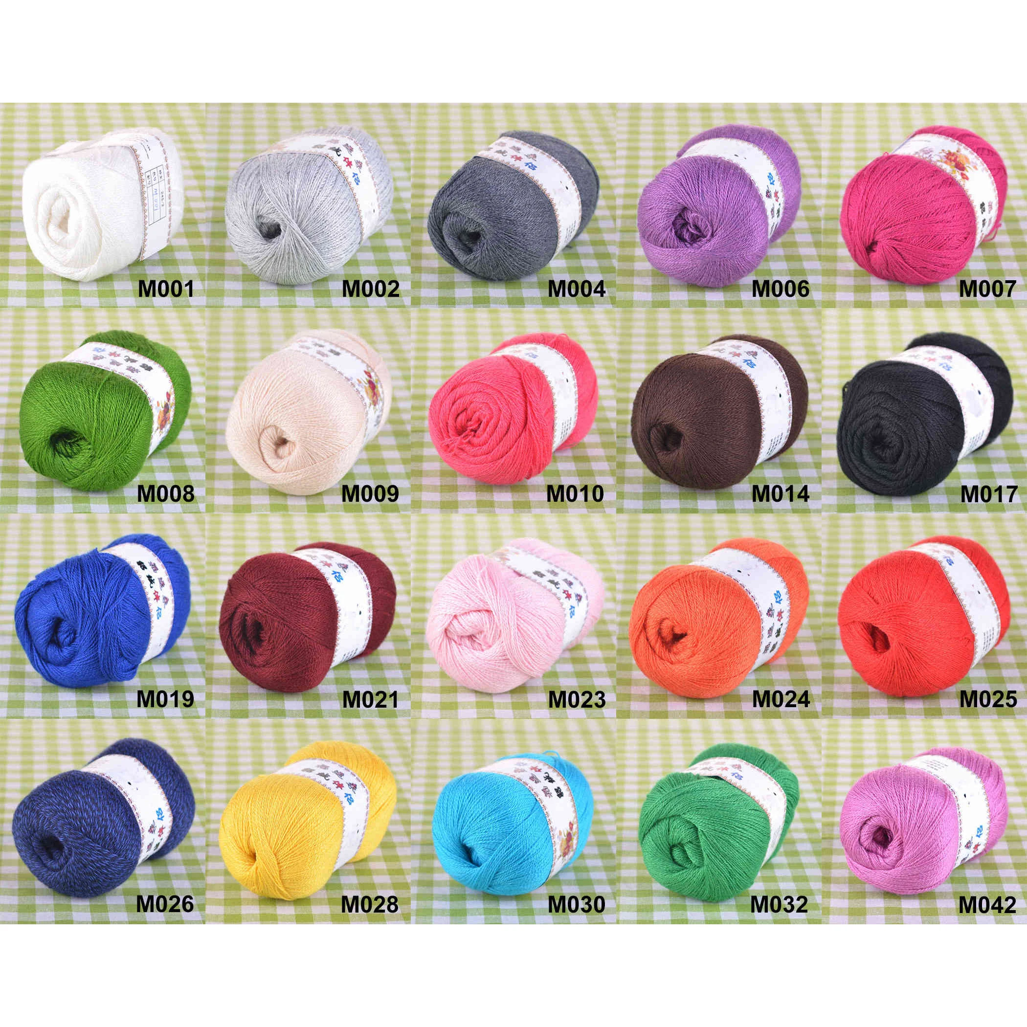 Трикотажная Пряжа из кашемира и шерсти кружево для вязания крючком (1 76 унций 50