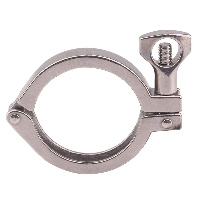 HHO-2Pcs Tri-Clamp стальной одноконтактный сверхмощный тройной зажим с гайкой крыла для