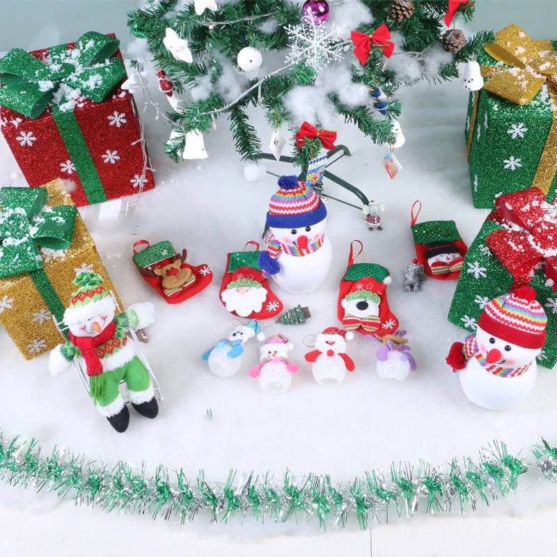 Рождество хлопок Поддельные снег реквизит Красивые Искусственные снежинки 200 г DIY зима