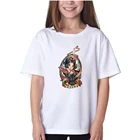 Детская футболка с мультяшными героями Диснея, тату, принцессы, Белоснежка, принт, истинная любовь, поцелуй, летняя модная свободная одежда для маленьких девочек