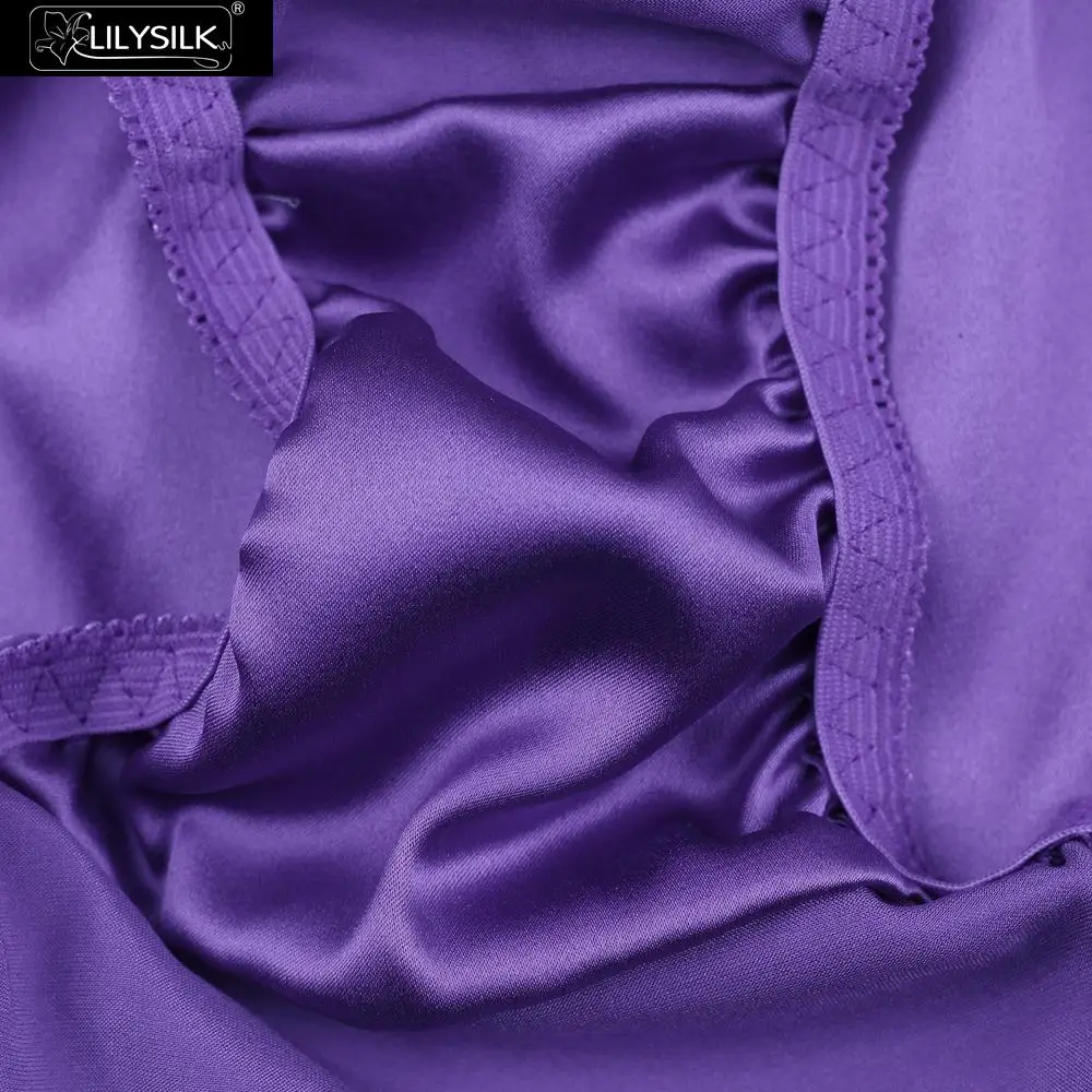 LilySilk шелковое бикини трусики 5 шт в упаковке сексуальные женственные новый