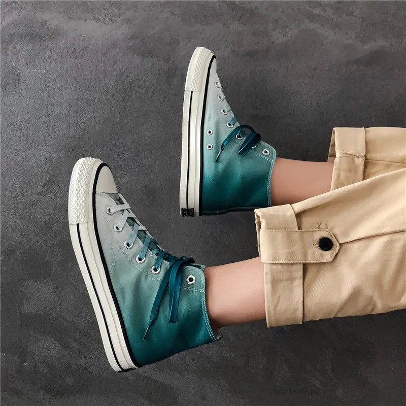 Кроссовки мужские классические с высоким берцем для скейтборда дышащая