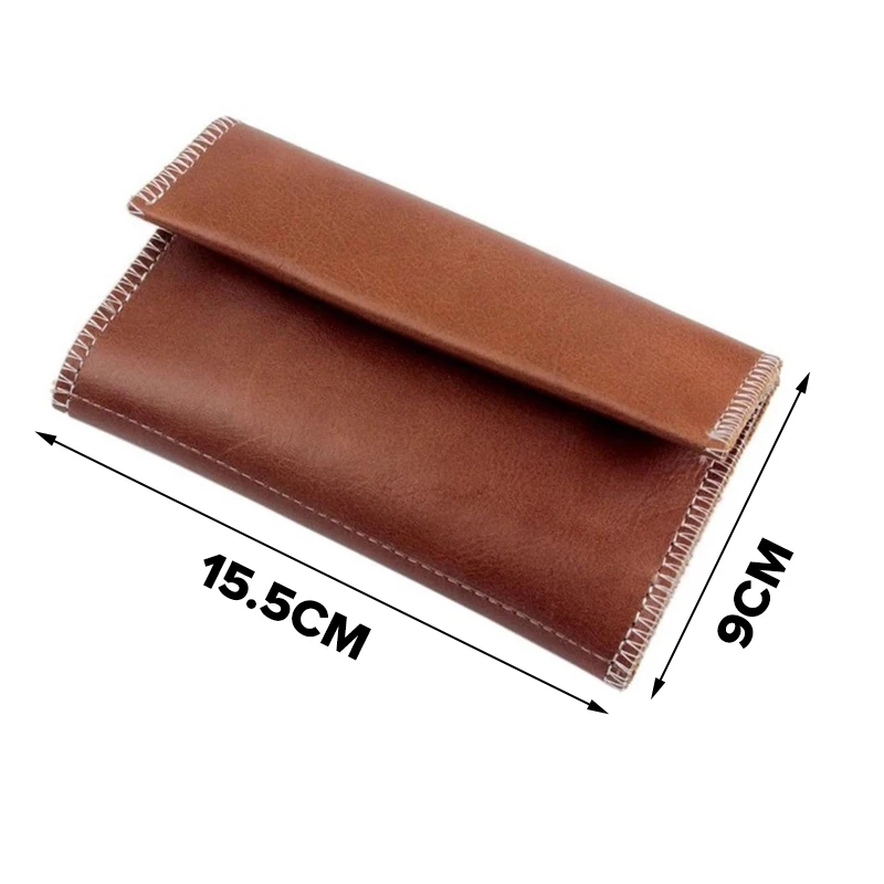 

PU Leather Storage Tobacco Bag Portable Multifunctional Cigarette RollingPipe Tobacco Pouch Case Tobacco Moisturizing Bag Wallet