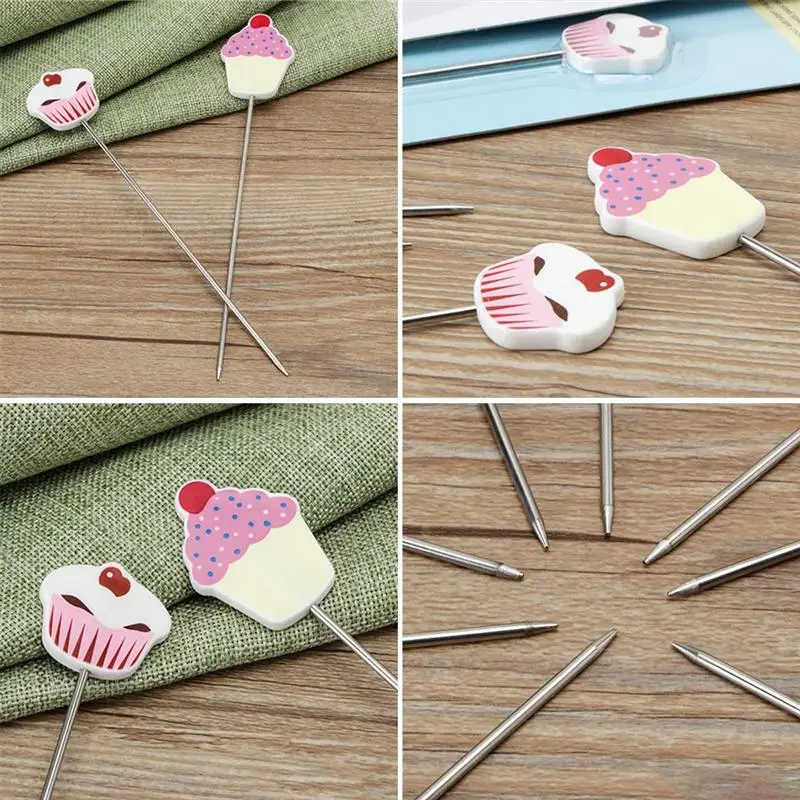 2 шт. иглы для выпечки торта тестер мультяшный кекс из нержавеющей стали игла