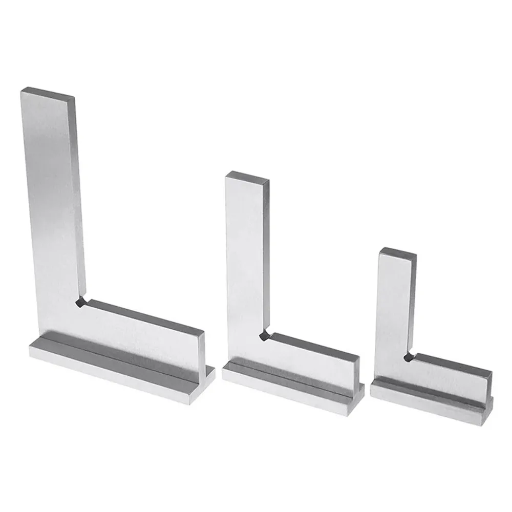 

50x40mm 75x50mm 100x70mm 90 Degree Knife Edge Square Ruler Precision Angle Ruler Engineer Measuring Tool