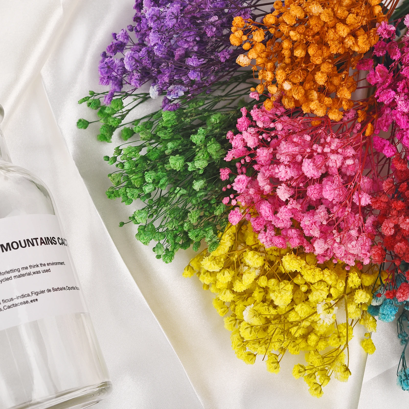 Gypsophila A Bunch Of Mini Artificial Dried Flowers Dyeing Natural Furniture Decoration Mariage Bouquet Dry Flower | Дом и сад