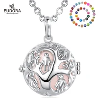 eudora family tree locket cage pendant necklace 20mm harmony ball pregnant woman necklaces jewelry for baby pregnant mom k370