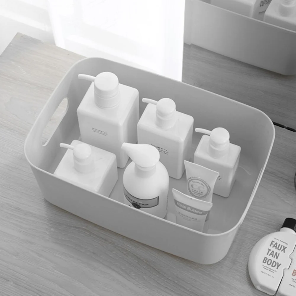 

1 Set 3pcs Simple Yet Practical Storage Box Storage Holder for Home (Grey)