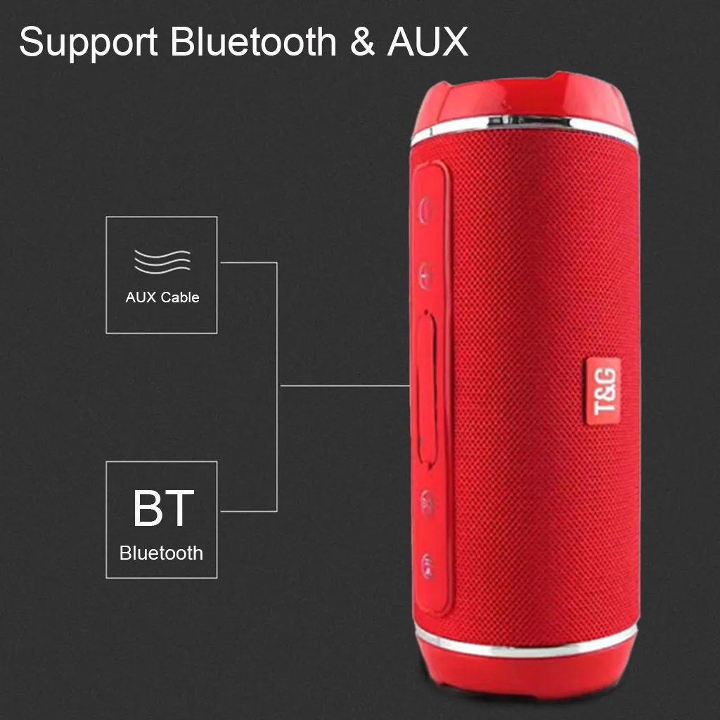 Tg 116 наружный беспроводной bluetooth портативный динамик стерео бас радио аудио |