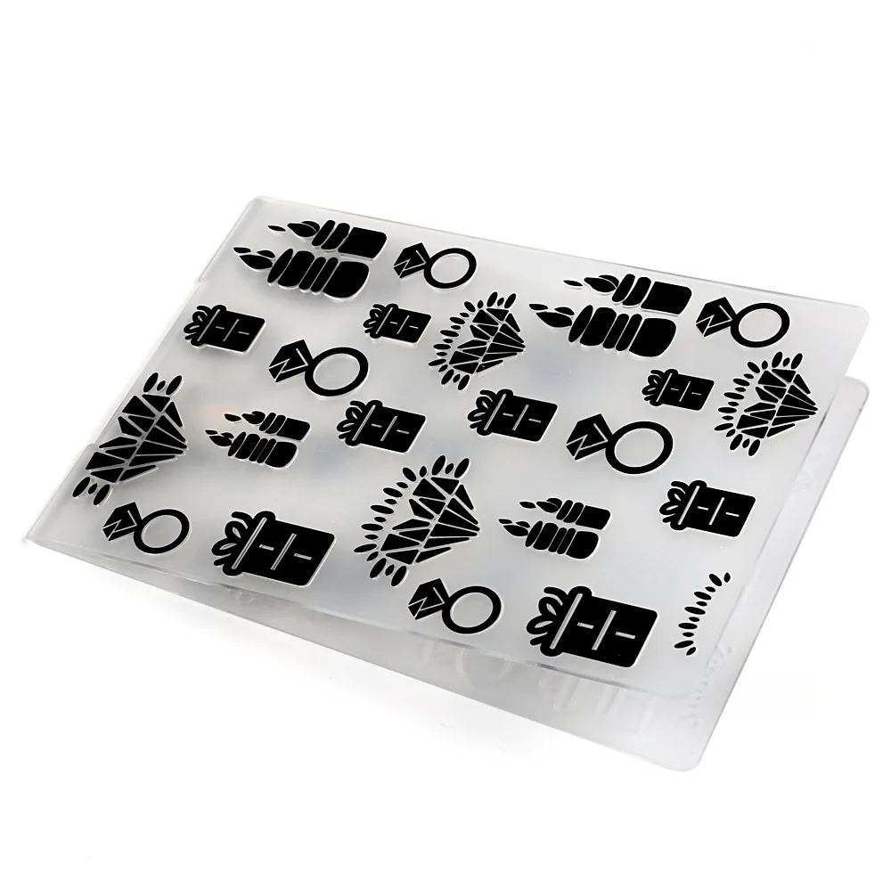 

Gifts Candle Shaped Embossing Template Creative Embossing Folders For DIY Scrapbooking Photo Album Decoration