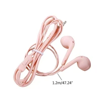 1pcs sport earphone wired super bass 3 5mm earphone earbud with built in microphone hands free