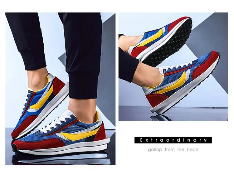 Дизайнерские кроссовки LDWAFFLE/SACAI; мужские и женские кроссовки; роскошные кроссовки для бега; дорожные кроссовки; цвет оранжевый, белый