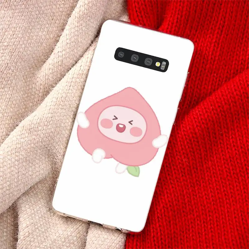 

Delicious Summer day Peache Phone Case Transparent for Samsung A71 S9 10 20 HUAWEI p30 40 honor 10i 8x xiaomi note 8 Pro 10t 11