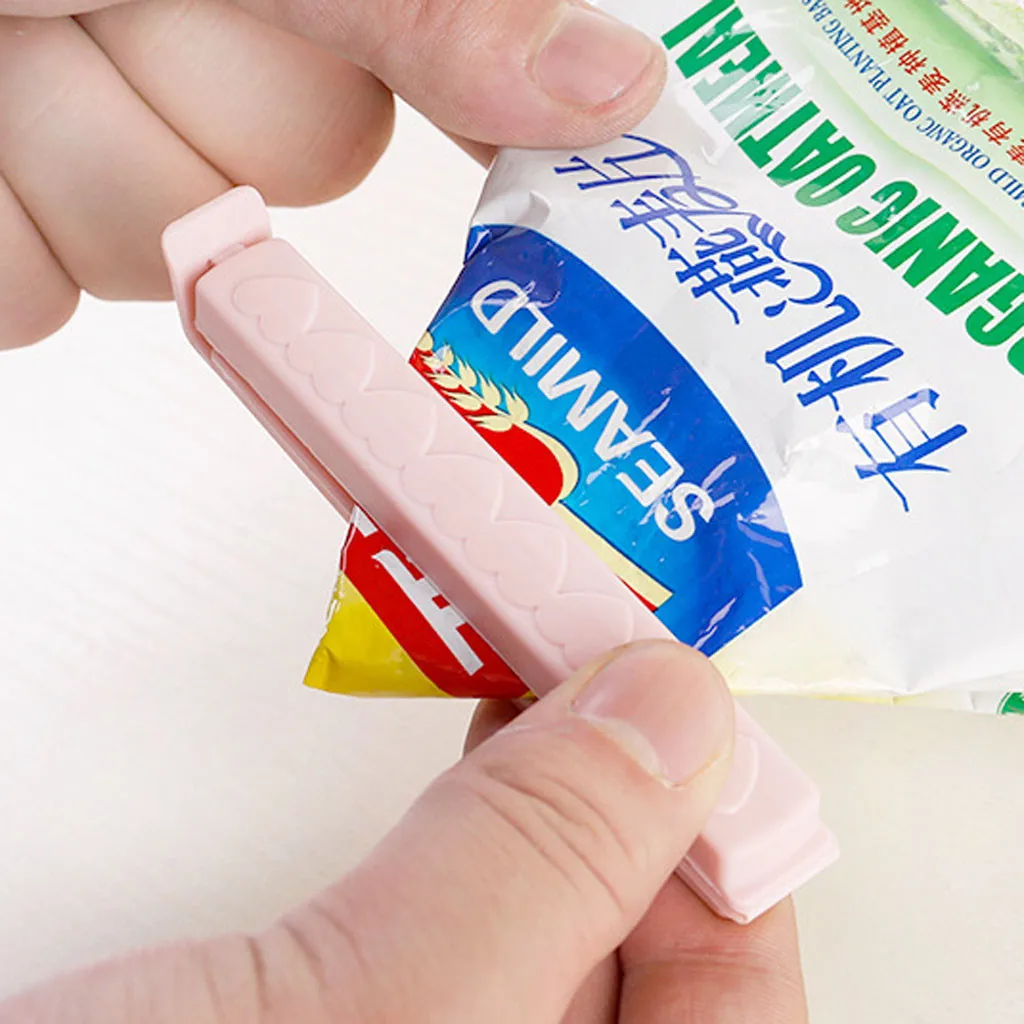 5 шт./упак. многоразовые Еда запаиватель пакетов зажимы для хранения в Кухня