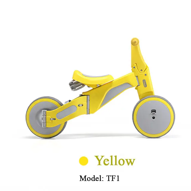 Yellow Xiaomi Youpin TF1 деформируемый двухрежимный велосипед для детей 18-36 месяцев контроль баланса езда на интеллект игрушки подарок - Цвет: Yellow