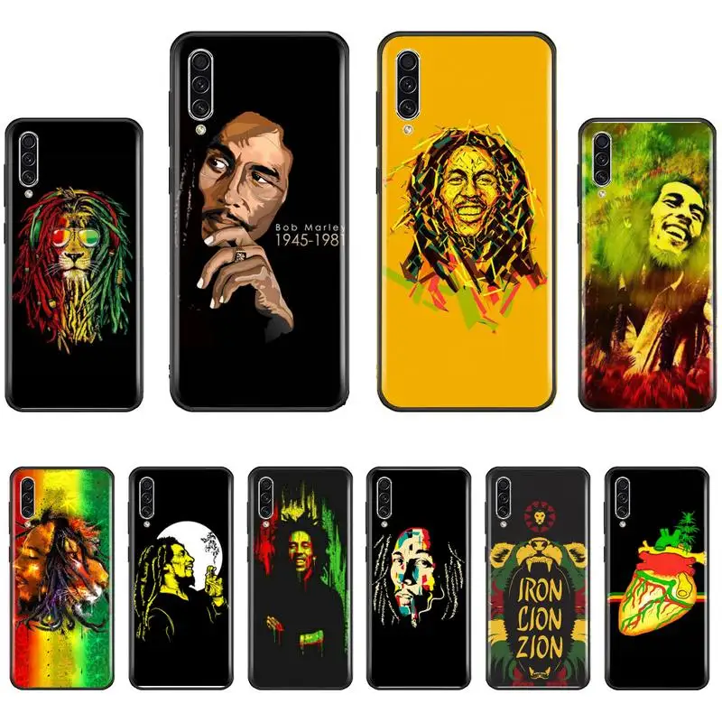 Милый чехол Cori Reith rasta lion reggae bob marley Bling для Samsung S6 S7 edge S8 S9 S10 e plus A10 A50 A70 note8 J7