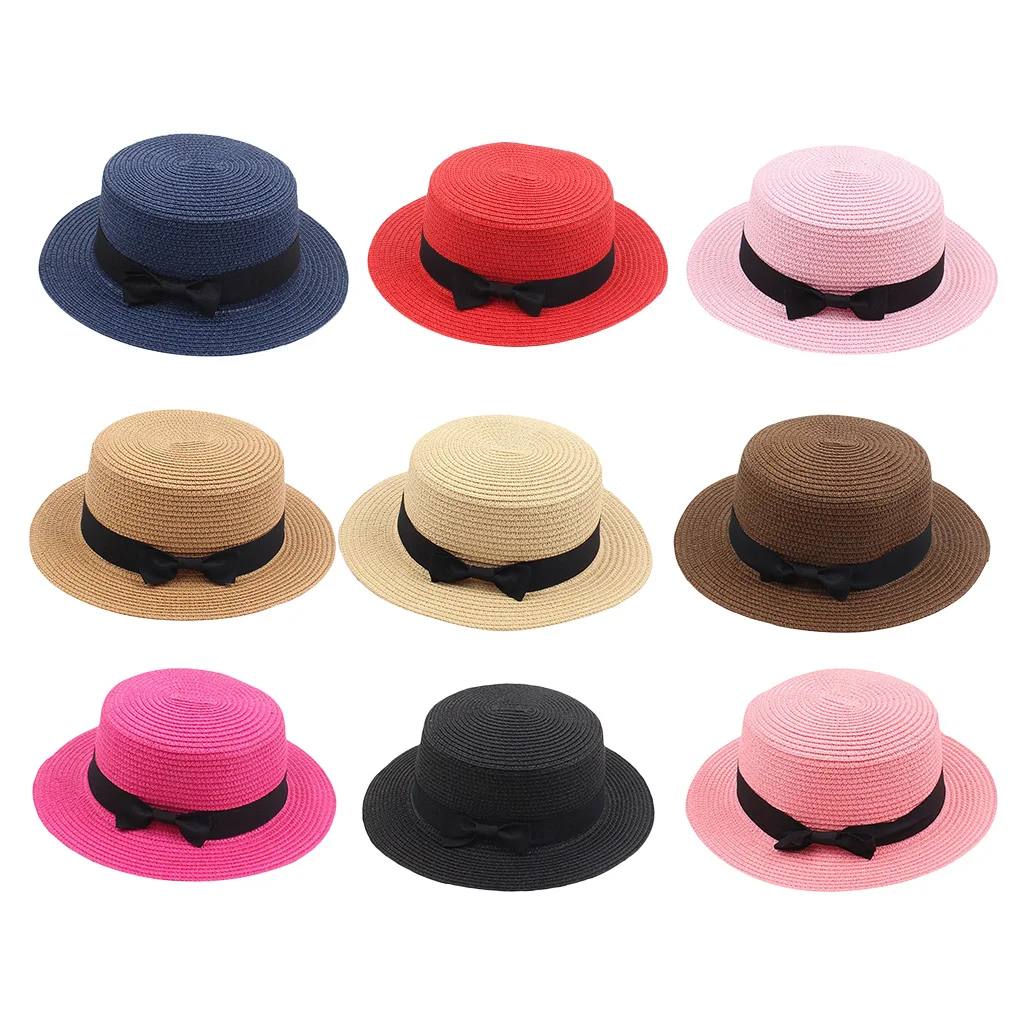 

Шляпа Женская Солнцезащитная с бантом, элегантная Федора для церкви, летняя