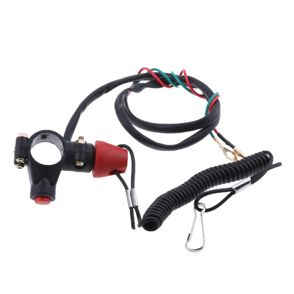 

Universal Boat Outboard Engine Stop Safety Kill Switch Tether Cord lanyard